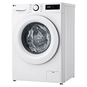 LG 8 кг, макс. 1200 оборота/мин., Перална машина с пара, AI DD™ технология, Slim дизайн, Изглед от дясна страна, F2WR508SWW, thumbnail 12